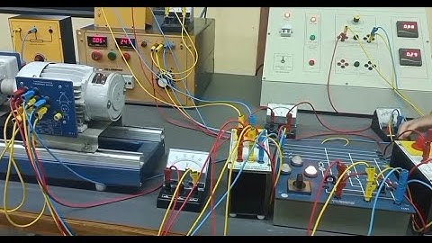Experiment on parallel operation of an alternator and observation of load sharing