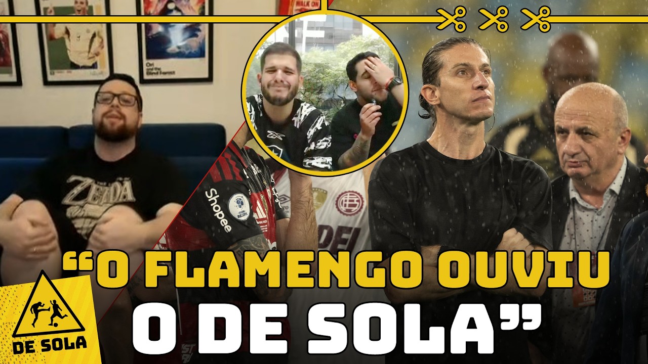 FILIPE LUÍS CAIU! DE SOLA DEBATE A SAÍDA E FAZ UM ALERTA: 