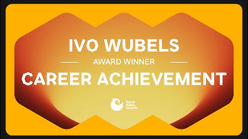 Video for Ivo Wubbels, recipient of the Career Achievement Award at the Dutch Game Awards 2025.
