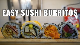 Four Easy Must Try Sushi Burritos