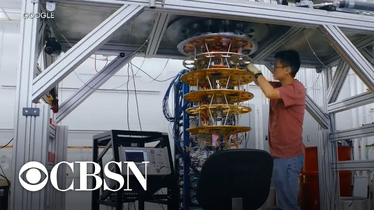 Google claims quantum computer completed 10000-year task in 200 seconds - CBS News thumbnail
