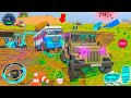 🚍 Bus & Truck Stuck in Deep Mud 🛞 | Rescued by Police Jeep 🚓 & JCB 🏗️ | Mud Rescue Mission Off-road