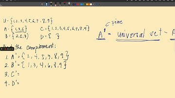 Finding Complement in Sets (Grade 7 Math - Matatag Curriculum)