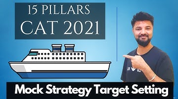 15 Pillars of CAT 2021 | Mock Strategy and Target Settings |