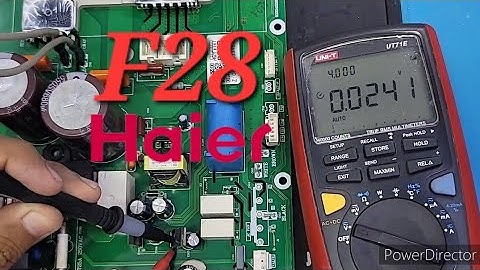 Haier Dc inverter ac F28 error code outdoor pcb Dc inverter ac pcb training center Babar Electronics