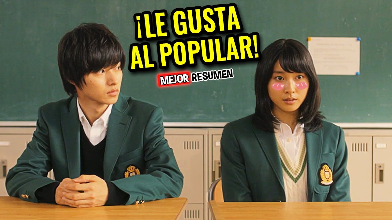 🔥LA CHICA TIMIDA SE ENAMORA DEL POPULAR PERO TIENE UN SECRETO... | Mejor Resumen