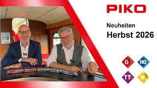PIKO Modelleisenbahn Neuheiten 2026: Das kommt im Herbst (G, H0, TT und N)