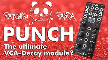 Patching Panda Punch DECAY VCA Module Penishead Review [direct sound] no talking