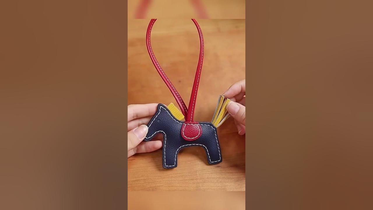 POPSEWING Leather Rodeo Horse Keychain DIY Kit