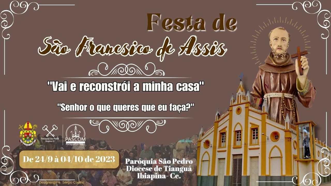 Encerramento dos Festejos de São Francisco de Assis.