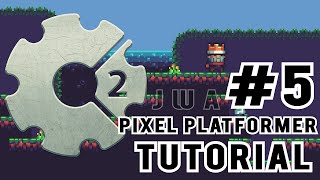 Construct 2: How to make a Pixel Platformer #5| Jump and Fall | Jerementor