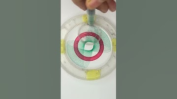 Endless Loops ASMR Spirograph for Relaxation and Focus! #2024 #art #shorts #asmr #satisfying #2024