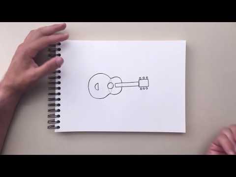 Come disegnare una chitarra
