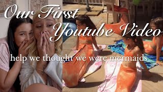 Download Lagu Reacting to our first YouTube video (we thought we were mermaids) MP3