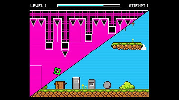 Development footage from new endless runner on MSX2