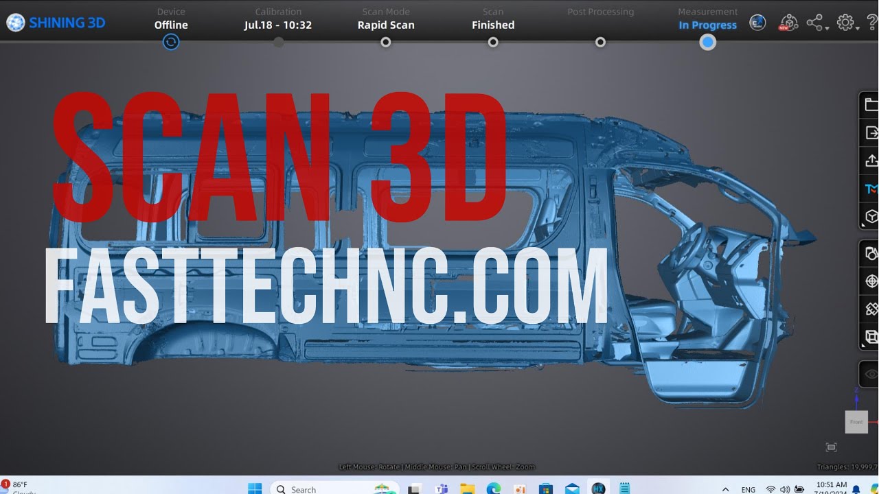 รับงานสแกน3d scan3d 3dScanner - YouTube