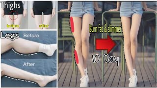 The Simplest Exercises to Reduce Legs & Thigh Fat in 10 Day | Reduce Thigh & Legs While Lying Down