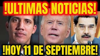 🔴NOTICIAS DE VENEZUELA HOY 11 DE SEPTIEMBRE NOTICIAS MADURO PETRO EEUU AYUDA VZLA NEWS