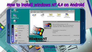 How to Run Windows NT 4.0 On Android [2022] || Vk7projects || Limbo Pc Emulator || #winNt #windows