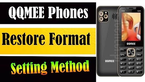 QQMEE Phones Hard Reset Setting||How to Restore QQMEE Phones All Method