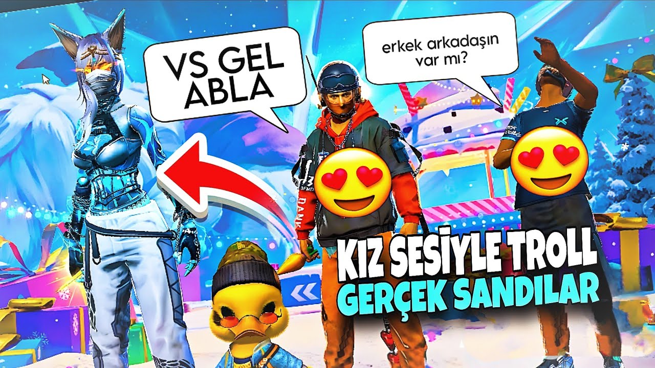 KIZ TAKLİDİ YAPTIM - İNANDILAR !! - VS'DEN SONRA KÜFÜR ETTİLER - ORDEK FF 