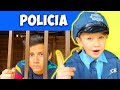 Alena y Pasha juegan a la policía - colección de videos divertidos para niños