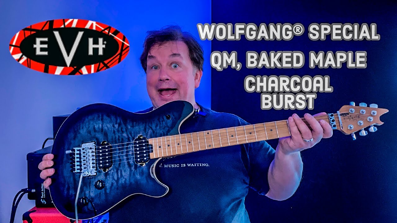 Burst　Fingerboard　Charcoal　EVH　Wolfgang　Maple　Baked　Special　QM　エレキギター