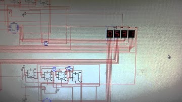 Multisim JK Flip Flop up-counter