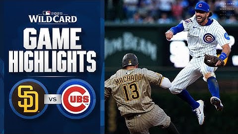 Padres vs. Cubs NL Wild Card Game 3 Highlights (10/2/25) | MLB Highlights