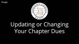 BHS Member Center: Updating or Changing Chapter Dues Prices