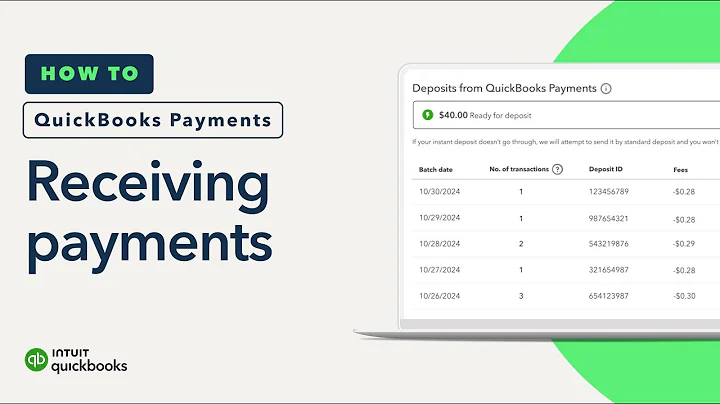How to use QuickBooks Payments to receive payments