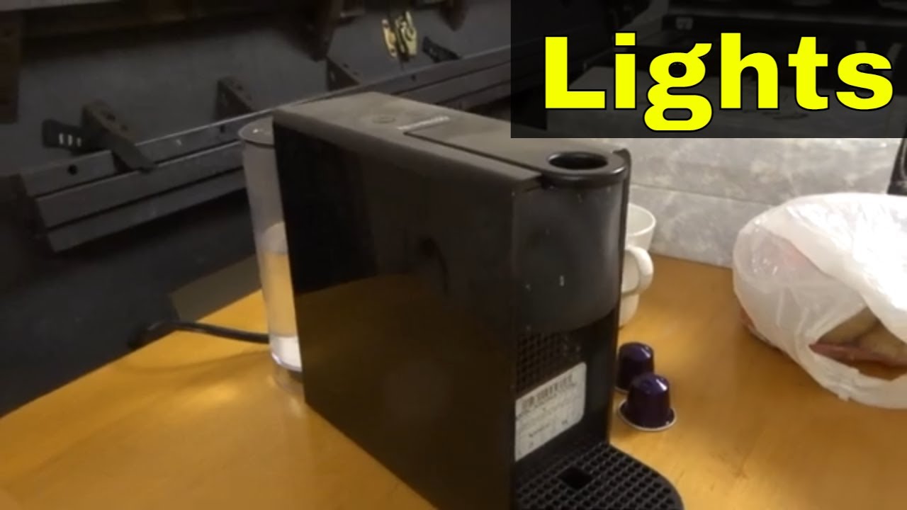 Nespresso Essenza Mini Blinking Lights