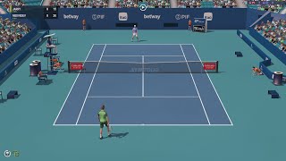 Nicolas Jarry VS Daniil Medvedev | MIAMI OPEN | Full Ace Tennis Simulator | Gameplay
