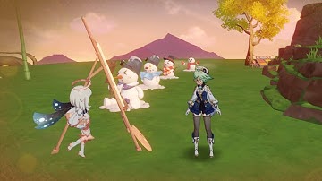 Genshin Impact - How To Build Snowman In Serenitea pot