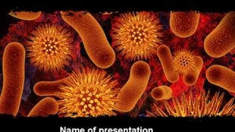 Microbiology Material PowerPoint Template by PoweredTemplate.com