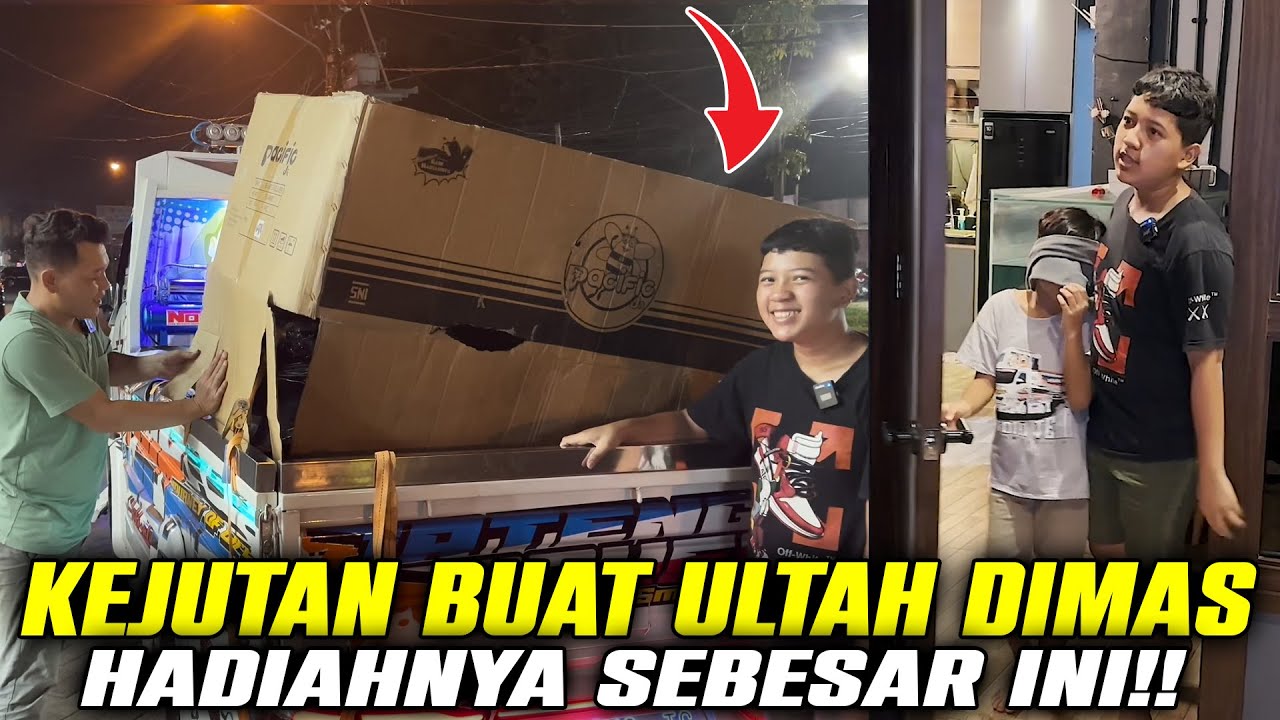 KEJUTAN UNTUK DIMAS!! DAPAT KADO ULTAH SEBESAR INI, ISINYA APA YA??
