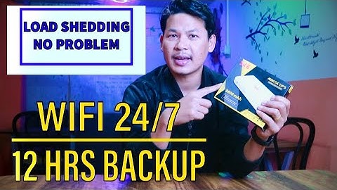 MINI DC UPS || 12hrs ROUTER BACKUP