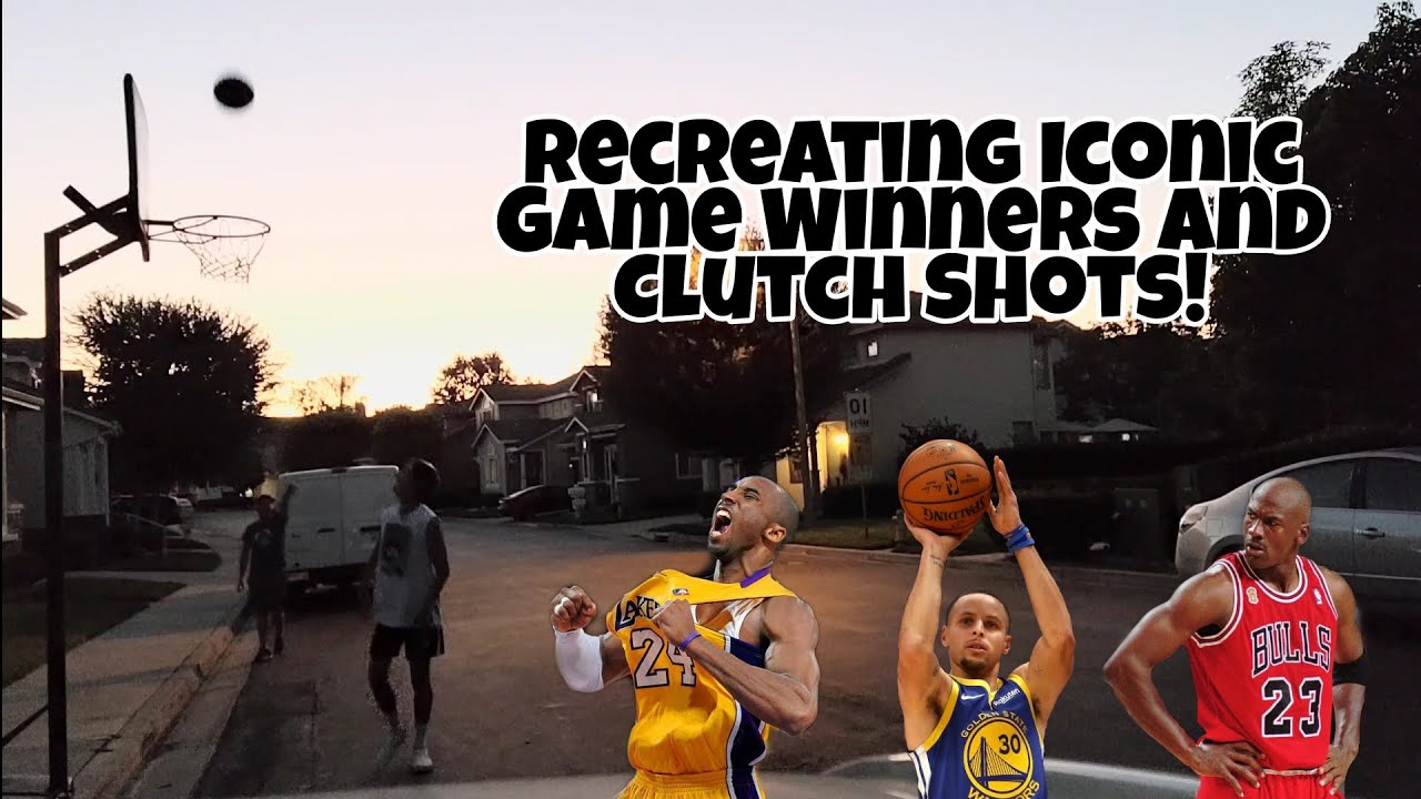 Recreating Iconic NBA Game Winners and Clutch Shots! - YouTube