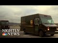 Nbc news some ups drivers face health risks in trucks without air conditioning  nbc nightly news