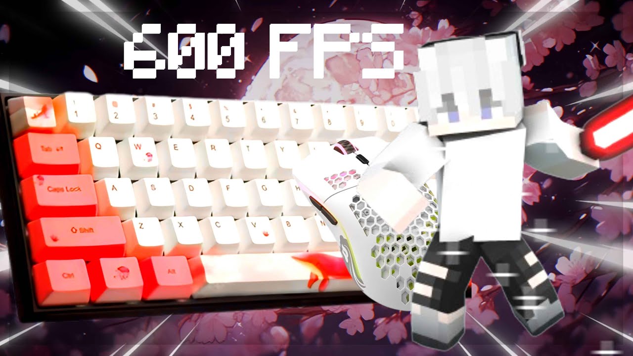 Keyboard + Mouse ASMR Sounds | MineBerry Bedwars
