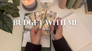 budget with me | server income | april 2024 | week 4