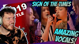 MIMI & JOSEFIN Reaction SIGN OF THE TIMES | The Voice KIDS Germany | Mimi/Josi, Kimberly and Greta! Resimi