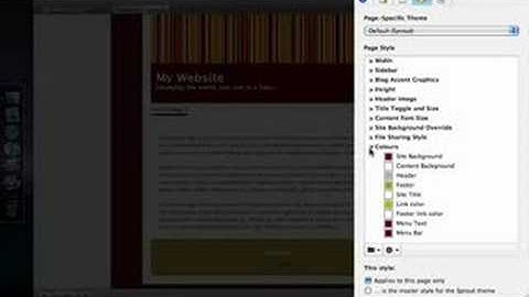 RapidWeaver Screencast: Using Custom Styles
