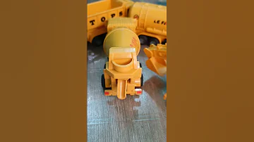 Cement Mix Truck JCB Video Toy Onemaster Youtube Shorts 