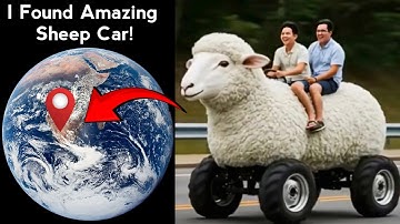 I Found Amazing Sheep Car 🐏😱 on google maps and google earth 🌎 #maps #earth #hrgoogleearth 