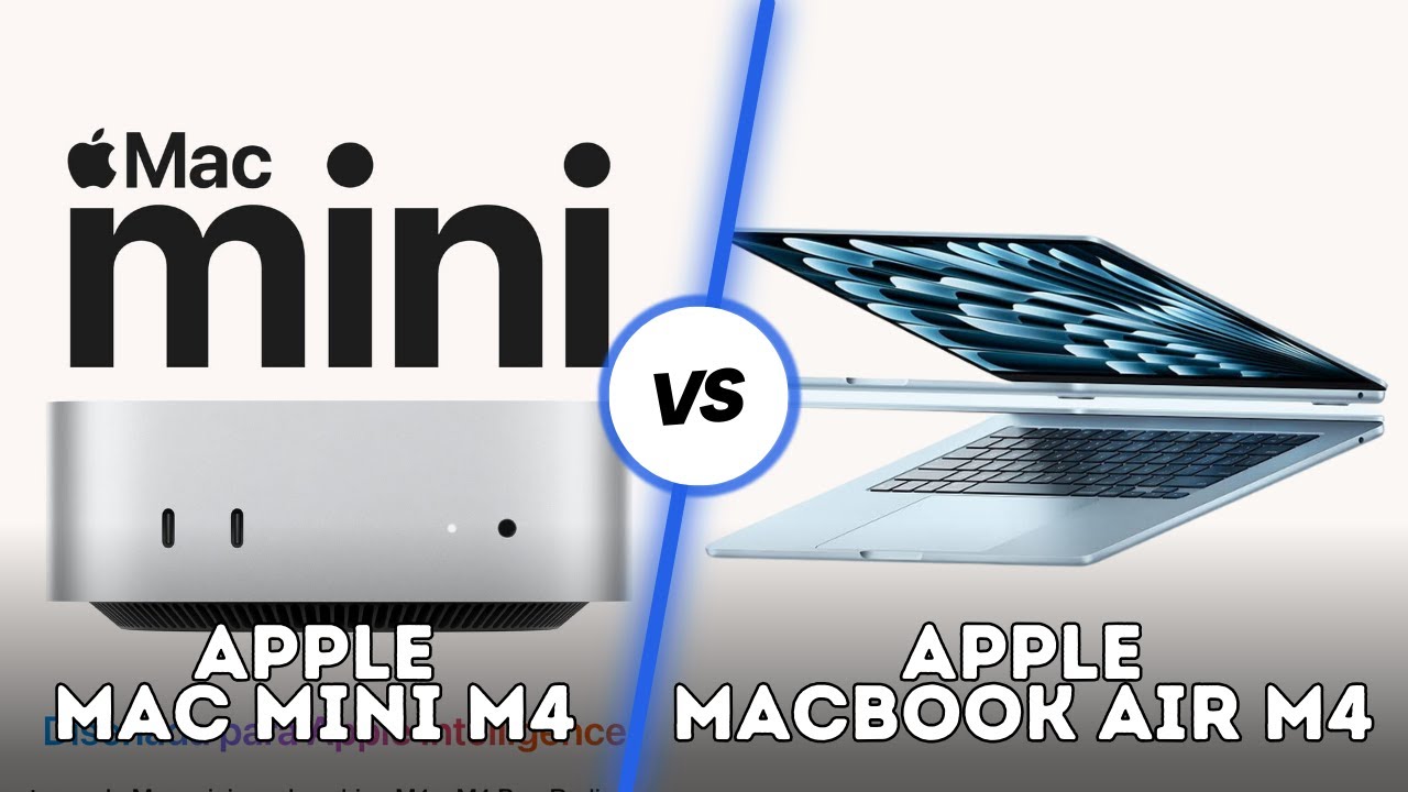 Mac Mini M4 vs MacBook Air M4 🧠⚡ ¿Cuál es mejor para ti? Comparativa ...
