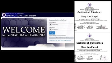 How to REGISTER and GET your CERTIFICATES on DEPED LMS (Deped Virtual INSET 2021