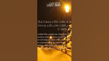 الله الذي خلقكم ثم رزقكم ثم يميتكم ثم يحييكم ـ سورة الروم #ياسر_الدوسري