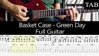 BASKET CASE - Green Day (Billie Joe Armstrong): FULL guitar cover + TAB