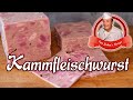 Kammfleischwurst mit Jalapeños selber machen - Opa Jochens Rezept